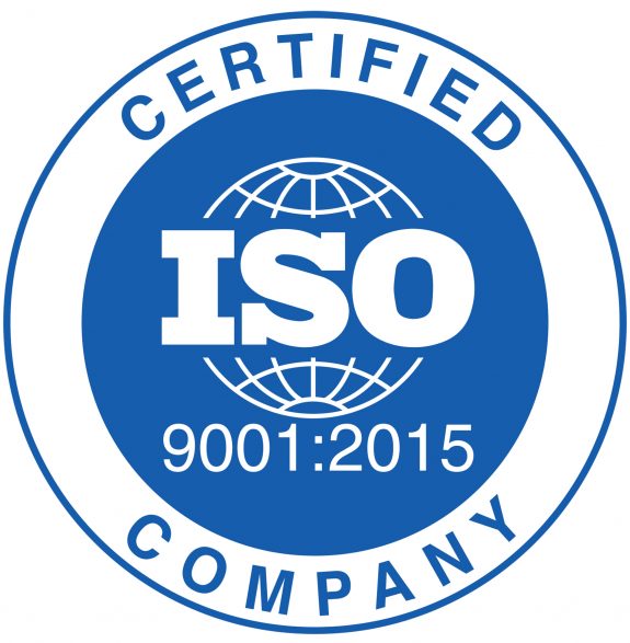 Certified ISO 9001:2015 Company
